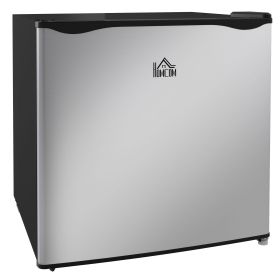 HOMCOM Mini Freezer Countertop, 1.1 Cu.Ft Compact Upright Freezer with Removable Shelves, Reversible Door for Home, Dorm, Apartment and Office, S