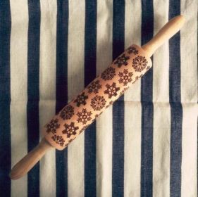 Rolling Pin Christmas Embossing (Option: Snowflake 45cm)