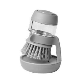 Kitchen Pot Washing Cleaning Brush for Tableware (Color: Grey, Type: Kitchen Supplies)