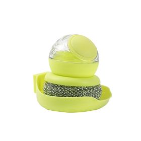 Kitchen Pot Washing Cleaning Brush for Tableware (Color: Green, Type: Kitchen Supplies)